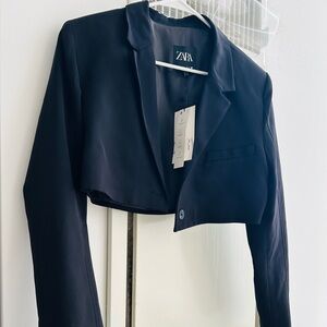 NWT Zara cropped blazer